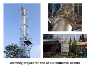 chimney project for one of our industrial clients